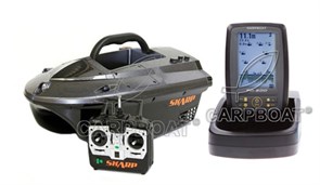 Кораблик Carpboat Skarp Carbon и эхолот Fish Finder TF500 комплект Кораблик Carpboat Skarp Carbon и эхолот Fish Finder TF500 комплект